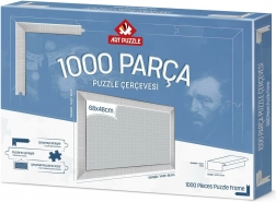 Ramă pentru puzzle 68x48 cm alb