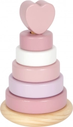 Turn de stivuire din lemn inima