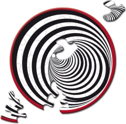 Puzzle rotunde Curiosi Picoli Tunel 33 piese