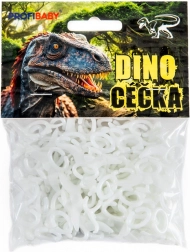 inele care strălucesc în întuneric dino – set retro 150 buc