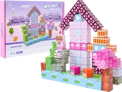 Cuburi de construcție magnetice 3D, 110 piese