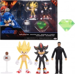 Sonic the Hedgehog 3 Movie Collection – set de 5 figurine 2,5”