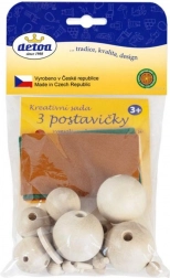 Set creativ Detoa – figurine din lemn pentru confecționat