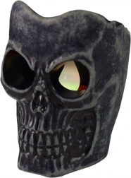 Mini lampă Halloween clipitoare în formă de craniu