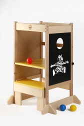 Turn învățare multifuncțional din lemn masiv