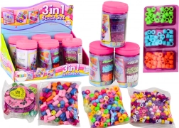 Set de mărgele în borcan pentru crearea bijuteriilor 3în1