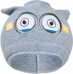 Căciuliță de toamnă pentru copii New Baby Minion gri 110 (4–5 ani)