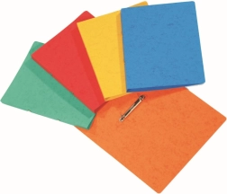 Classeur A4 din prespan cu mecanism cu două inele, mix de culori