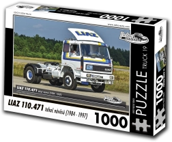 Puzzle RETRO-AUTA: LIAZ 110.471, cap tractor pentru semiremorci (1984–1997), 1000 de piese