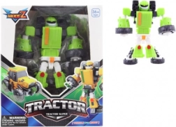 Robot 2 în 1 tractor – robot din plastic transformabil