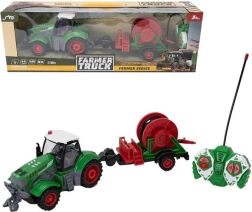 Tractor cu telecomandă cu furtun pentru udat