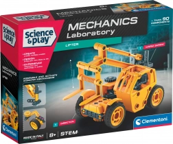 clementoni science & play laborator mecanic – stivuitor