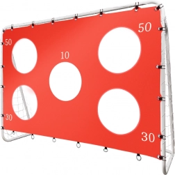 Poartă de fotbal pentru copii cu plasă de precizie 2în1 215 x 153 x 76 cm