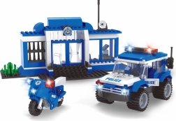 Set de construcție compatibil BLOXO secție de poliție