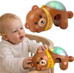 Woopie Baby proiector de noapte în formă de ursuleț cu melodii pentru pătuț