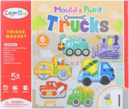 Fabricarea magneților – set creativ cu utilaje de construcții