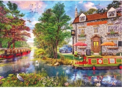 Puzzle Hotel Riverside Inn 1000 de piese de la Gibsons
