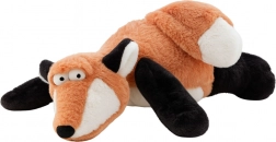 Vulpe de pluș pufoasă, culoare roșcat deschis, 42 cm