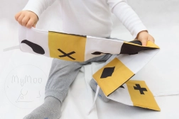 Leporelo textil contrastant MyMoo