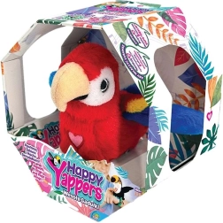 Happy Yappers papagal interactiv de pluș roșu