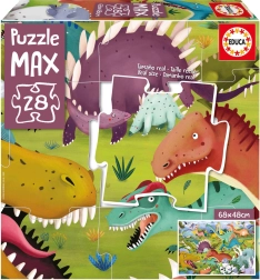 EDUCA Puzzle Dinozauri 28 de piese