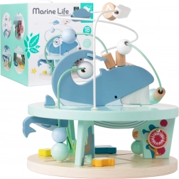 Jucărie Labirint din Lemn Lumea Marină pentru copii de la 18 luni