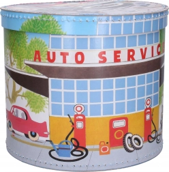 Cutie rotundă cu motivul Krteček