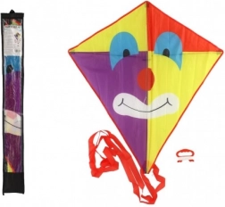 Zmeu z nylon cu clovn zburător 78 × 88 cm