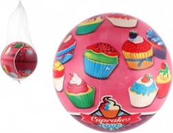 Minge gonflabilă Cupcakes 23 cm în plasă