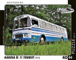 Puzzle retro autobuz Karosa ŠL 11 Tourist 1973 – 40 piese