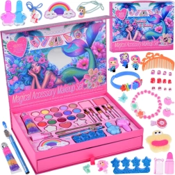 Mare set de frumusețe Sirenă farduri de ochi lacuri agrafe elastice pentru păr