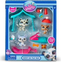 Setul de joacă Littlest Pet Shop Ziua de Zăpadă