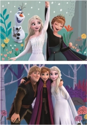 Educa puzzle din lemn Frozen, 2×25 piese