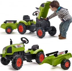 Tractor cu pedale Claas Arion 410 cu remorcă