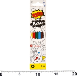 Creioane colorate hexagonale 6 buc