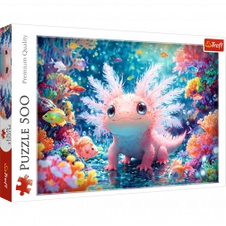 Puzzle 500 piese – axolotl Trefl