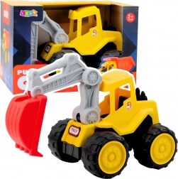 Excavator galben pentru nisip