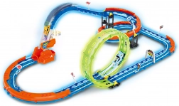 pistă cu mașinuță luminoasă cu încărcare USB