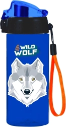 Sticlă de apă OXY CLICK 500 ml cu motiv lup