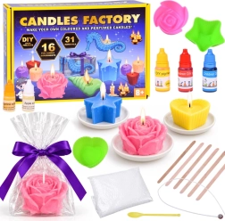 Set creativ pentru realizarea lumânărilor parfumate Candles Factory