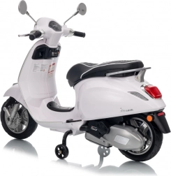 scuter electric pentru copii VESPA ROMA, alb