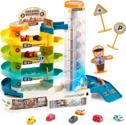 Parcare cu 4 etaje cu lift electric și 6 mașinuțe