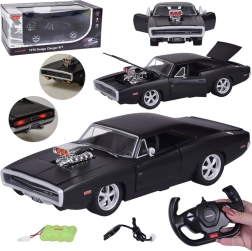 Rc auto dodge charger r/t 1970 1:16 cu lumini și sunete