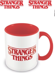 Cană din ceramică Stranger Things – logo, roșu