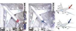 Avion metalic cu efecte 1:300, mecanism cu recul