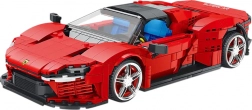 Set de construcție mașină sport roșie 1168 piese