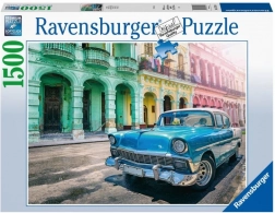 Puzzle 2D 1500 piese – mașini în Cuba