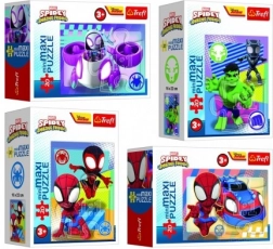 Minipuzzle miniMAXI 20 piese MARVEL Spidey și prietenii lui uimitori