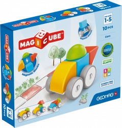 Geomag Magicube auto – set magnetic pentru cei mici (10 piese)