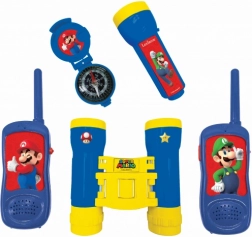 Set de aventură cu stații walkie-talkie Super Mario pentru copii